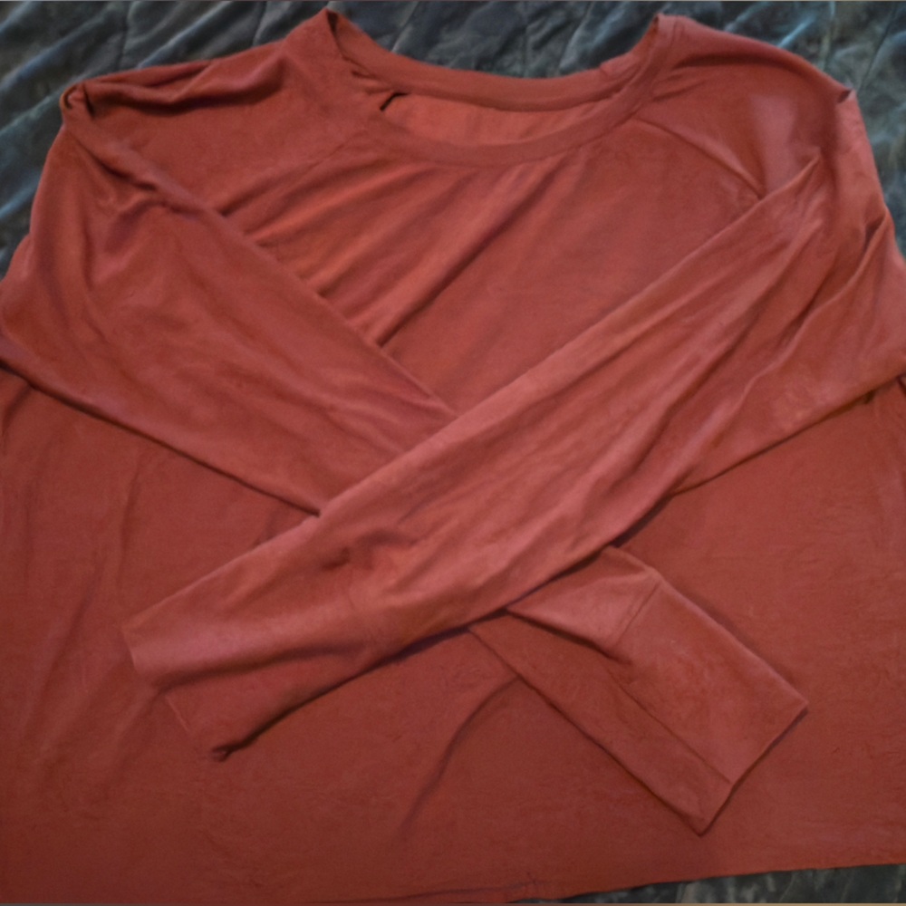 Beyond Yoga Rust Long Sleeve Top